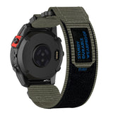 Curea pentru Garmin Fenix 5/6/6 Pro, Techsuit Watchband QuickFit 22mm (W057), bleumarin
