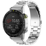 Curea pentru Garmin Instinct 2S Solar, Techsuit Watchband QuickFit 20mm (W010), argintiu
