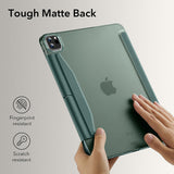 Husa tableta pentru iPad Pro 13 (2024), ESR Ascend Trifold, verde inchis