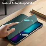 Husa tableta pentru iPad Pro 13 (2024), ESR Ascend Trifold, verde inchis
