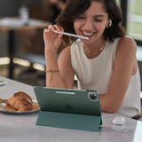 Husa tableta pentru iPad Pro 13 (2024), ESR Ascend Trifold, verde inchis