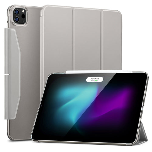 Husa tableta pentru iPad Pro 13 (2024), ESR Ascend Trifold, gri
