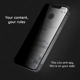 Folie de protectie pentru iPhone 15 Plus, Lito HD PRO Privacy