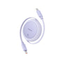Cablu Baseus de date Free2Pull Mini (P10364500511-01), Type-C to Type-C, 60W, 1m, Retractabil, mov