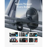 Suport auto Anker cu Incarcare Wireless MagGo (B2932G11), Prindere magnetica pentru Grila ventilatie, 360A° Rotatie, Type-C, 15W, negru