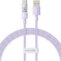 Cablu Baseus de date Gem (P10373002511-01), USB to Type-C, Super Incarcare rapida 100W, 2m, mov