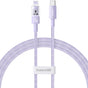 Cablu Baseus de date Gem (P10373001511-00), USB-C to Lightning, Incarcare rapida 20W, 1m, mov