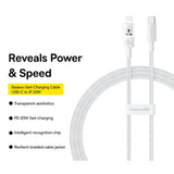 Cablu Baseus de date Gem (P10373001211-01), USB-C to Lightning, Incarcare rapida 20W, 2m, alb