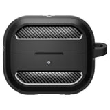 Husa pentru pentru Samsung Galaxy Buds 3 / 3 Pro / 3 FE, Aluminum Holder, Spigen, negru