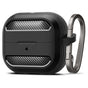 Husa pentru pentru Samsung Galaxy Buds 3 / 3 Pro / 3 FE, Aluminum Holder, Spigen, negru