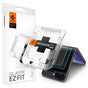 Folie de protectie pentru Samsung Galaxy Z Flip6, Spigen (2 pack) Glas.tR EZ-FIT (AGL07972)