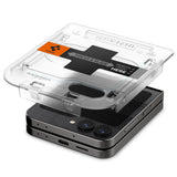 Folie de protectie pentru Samsung Galaxy Z Flip6, Spigen (2 pack) Glas.tR EZ-FIT (AGL07972)