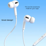 Baseus Casti cu Fir Encok C18 (NGCR030102), Type-C, In-Ear, Alb