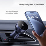 Suport auto Baseus MagPro Series (C40164100121-01), pentru Grila ventilatie, Wireless Charging, Qi2.0, 15W, negru