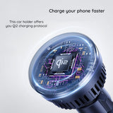 Suport auto Baseus MagPro Series (C40164100121-01), pentru Grila ventilatie, Wireless Charging, Qi2.0, 15W, negru