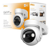 Camera de supraveghere Imou Outdoor Camera Cell PT (IPC-K9EP-3T0WE), 3MP, Two-way Talk, Type-C, 15000mAh, alb