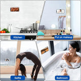 Suport de birou Techsuit Suport telefon (SC-PAD), Suction Pad pentru Selfies, Silicon, Adhesive Mount, Rectangular Shape, gri
