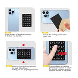 Suport de birou Techsuit Suport telefon (SC-PAD), Suction Pad pentru Selfies, Silicon, Adhesive Mount, Rectangular Shape, gri