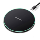 Incarcator wireless Techsuit Incarcator Wireless Premium SlimChargX (CHWR031), RGB Colors, 15W, 3A, negru
