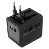 Adaptor pentru Calatorie Techsuit (HHT148), PD20W, QC, USB, Type-C, EU, UK, AUS, US, Negru