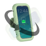 Suport de birou Techsuit Suport telefon (LC-999), Wall Box Case, Anti-Fog, Retractabil, Reglabil, Rezistent la apa, pentru 4-7 Phones, alb