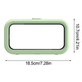 Suport de birou Techsuit Suport telefon (LC-999), Wall Box Case, Anti-Fog, Retractabil, Reglabil, Rezistent la apa, pentru 4-7 Phones, alb