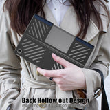 Husa tableta pentru Lenovo Tab Plus, Techsuit FoldPro, Butterfly