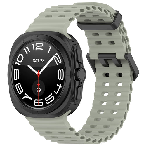 Curea pentru Samsung Galaxy Watch Ultra 47mm, Techsuit Watchband (W062), verde deschis