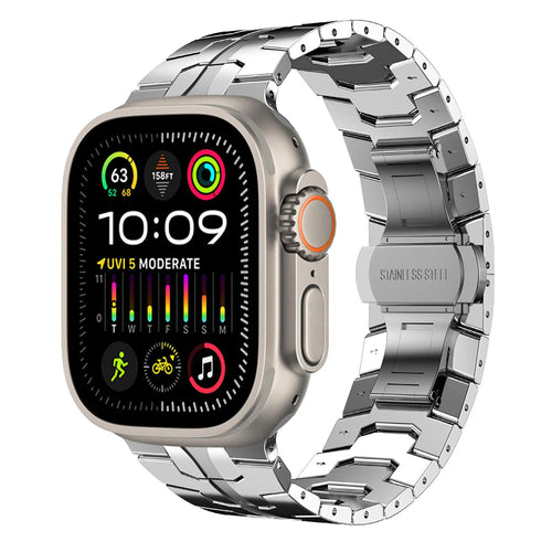 Curea pentru Apple Watch 6 44mm, Techsuit Watchband (W063), argintiu