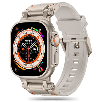 Curea pentru Apple Watch 6 44mm, Techsuit Watchband (W064), argintiu