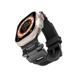 Curea pentru Apple Watch 6 44mm, Techsuit Watchband (W064), negru