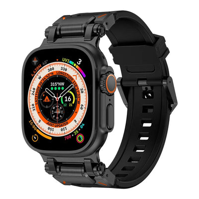 Curea pentru Apple Watch 6 44mm, Techsuit Watchband (W064), negru
