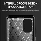 Husa pentru OnePlus 9, Techsuit Carbon Silicone, negru