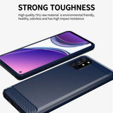 Husa pentru OnePlus 9, Techsuit Carbon Silicone, negru