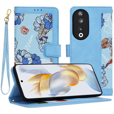 Husa pentru Honor 90, Techsuit FlipCraft, bleu