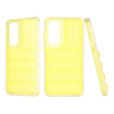 Husa pentru Samsung Galaxy S23 FE, Techsuit Wave Shield, galben