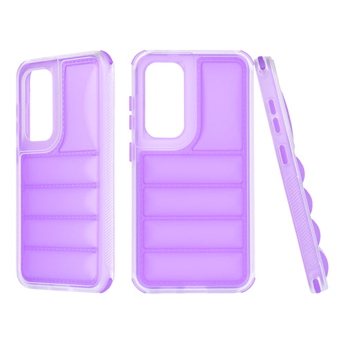 Husa pentru Samsung Galaxy S24, Techsuit Wave Shield, mov