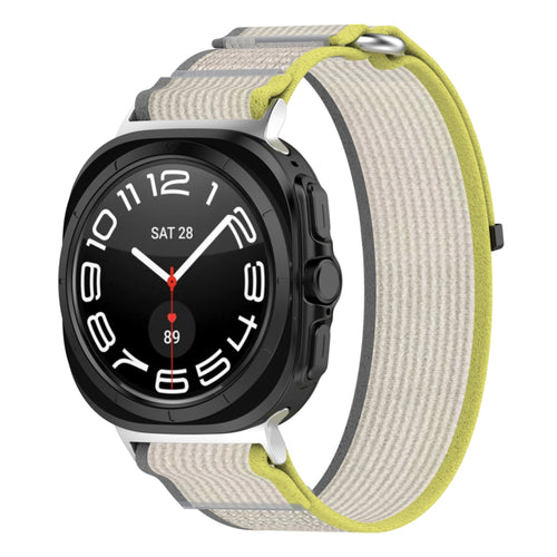 Curea pentru Samsung Galaxy Watch Ultra 47mm, Techsuit Watchband (W054), galben
