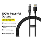 Cablu Baseus de date Gem (P10373002111-01), USB to Type-C, Super Incarcare rapida 100W, 2m, negru