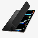 Husa tableta pentru iPad Pro 11 (2024), Spigen Smart Fold (ACS07025), negru