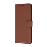 Husa pentru Sony Xperia 1 VI, Techsuit Leather Folio, maro