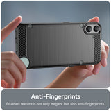Husa pentru Nothing CMF Phone 1, Techsuit Carbon Silicone, albastru