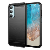 Husa pentru Samsung Galaxy M35, Techsuit Carbon Silicone, albastru