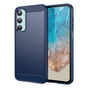Husa pentru Samsung Galaxy M35, Techsuit Carbon Silicone, albastru