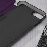 Husa pentru iPhone SE 2, SE 2020, Techsuit eFold Series, mov