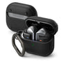 Husa pentru pentru Samsung Galaxy Buds 3 / 3 Pro / 3 FE, Non-Slip Texture, Carabiner Hole, Ringke, negru