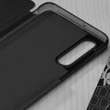 Husa pentru Huawei P30, Techsuit eFold Series, mov