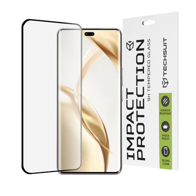 Folie de protectie pentru Honor 200 Pro, Techsuit 111D Full Cover / Full Glue Glass / 3D Curved Screen