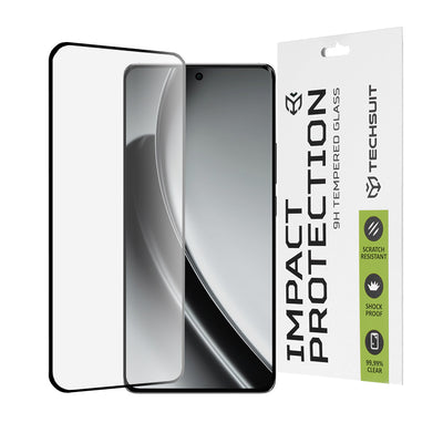 Folie de protectie pentru Realme GT 6, Techsuit 111D Full Cover / Full Glue Glass / 3D Curved Screen