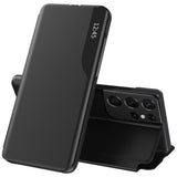 Husa pentru Samsung Galaxy S21 Ultra 5G, Techsuit eFold Series, negru